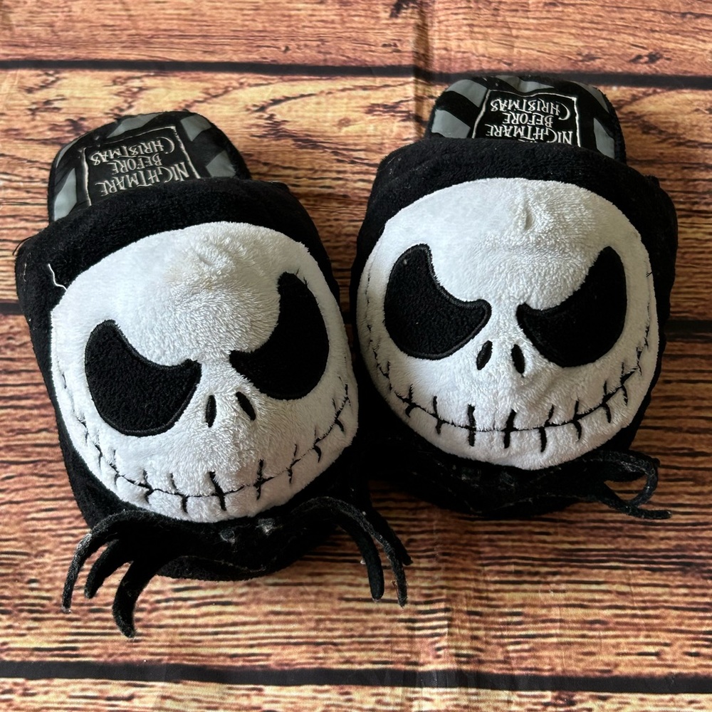 Jack Skellington‎ Plush Slippers Size Medium